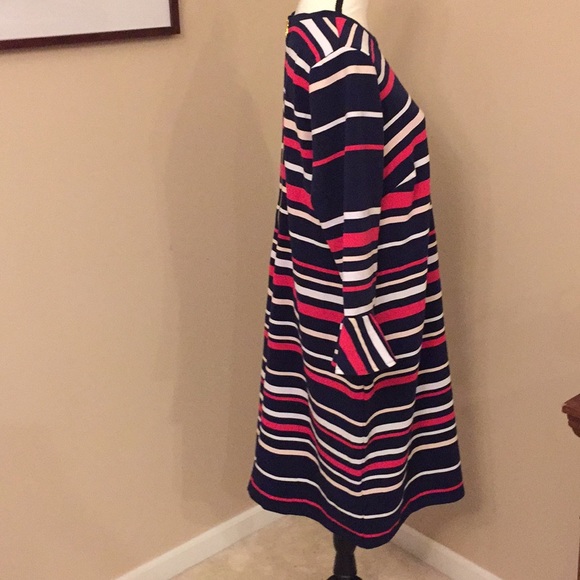 Draper James Eloquii striped dress, 22 - Picture 3 of 6